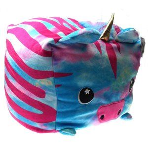 Moosh Moosh Squared Aurora Zebra Soft Plush Buddies Stuffed Animal Pillow Zoo